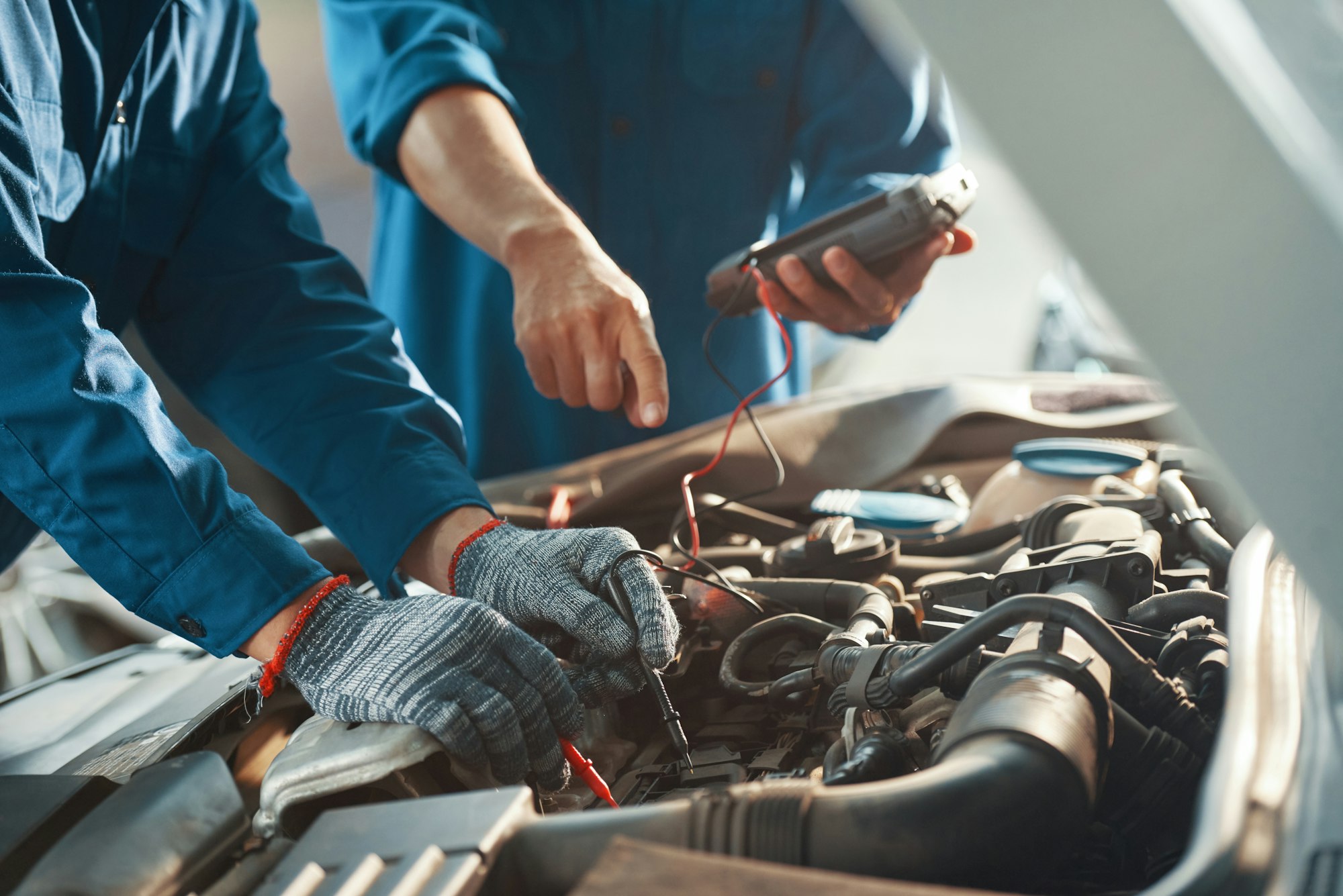 Testing car battery